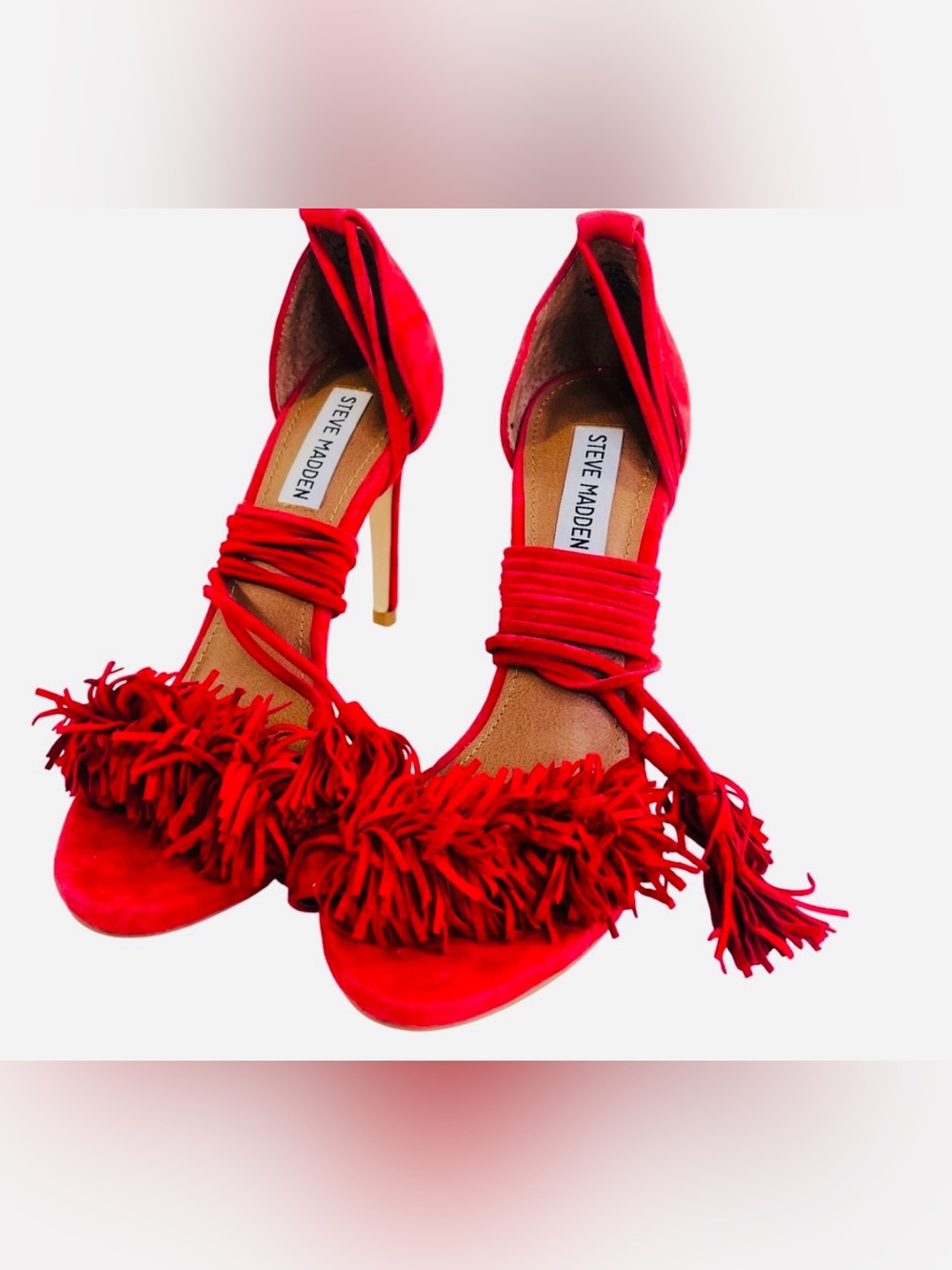 Steve Madden fringe heels